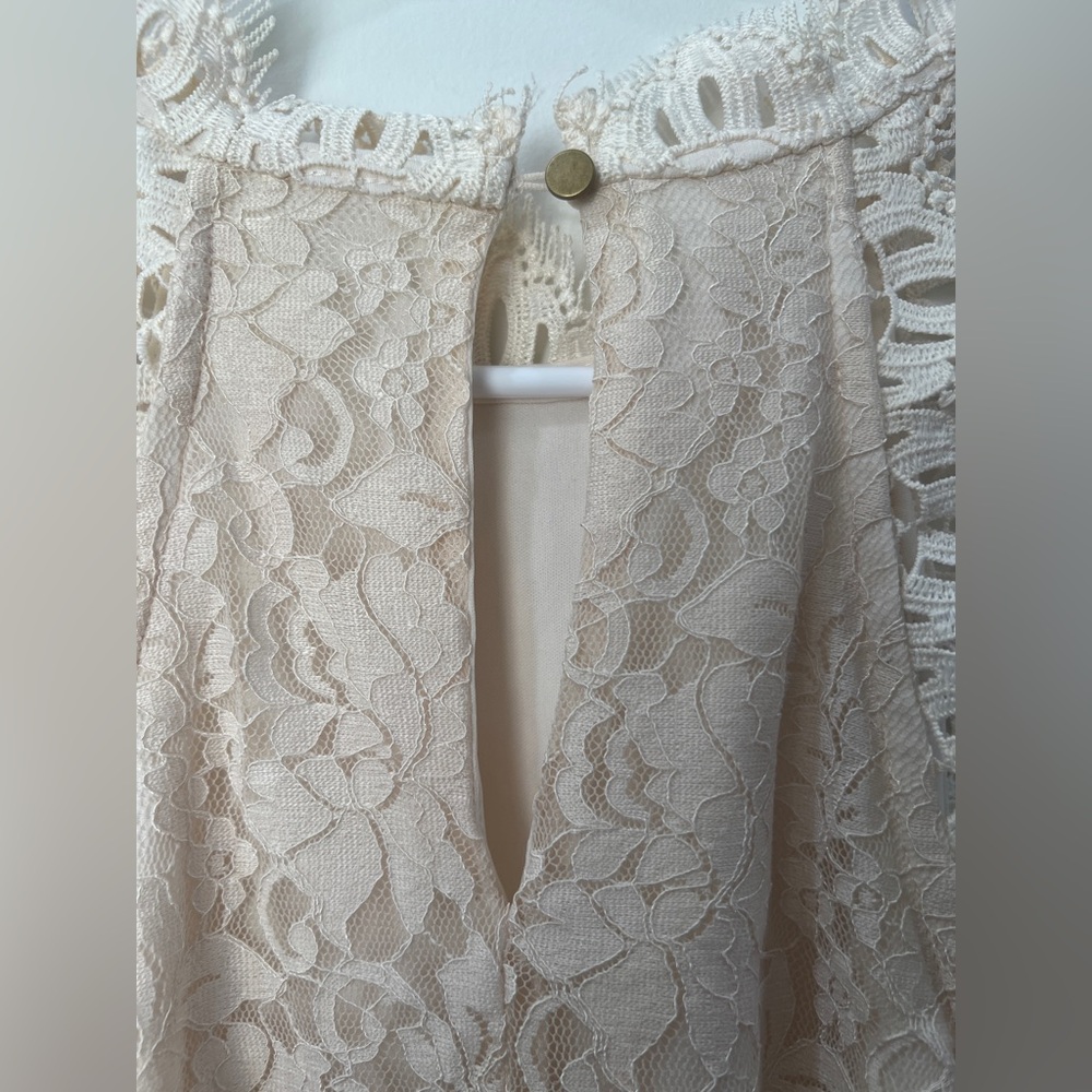 Maurices Ivory Lace Tank Top - Picture 4 of 6
